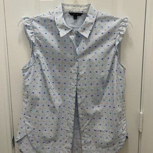 Brooks Brothers Sleeveless Button Down